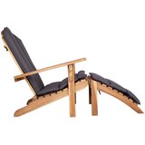  Vrtna stolica Adirondack s osloncem za noge Prirodna | shoptok.hr