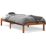  Okvir kreveta bez madraca voštano smeđi 100x200 cm od borovine | shoptok.hr