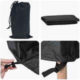  Pokrivač za vrtnu klupu Crna 160 x 100 x 61 / 89 cm 600D tkanina | shoptok.hr
