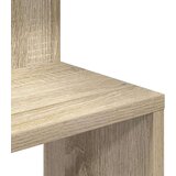 vidaXL Stenska kotna polica sonoma hrast 32x32x127,5 cm iverna plošča | Shoptok.si