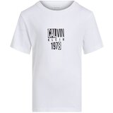 Calvin Klein Jeans Majica 'GOOD LEVEL' črna / bela Cene