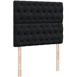  Krevet box spring s madracem crni 120 x 190 cm baršunasti | shoptok.hr