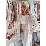 DStreet Marynarka damska one size oversize RESIDAL jasnobeżowa Cene