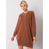 BASIC Feel Good Dress-RV-TU-5184.93P-dark brown | Shoptok.si
