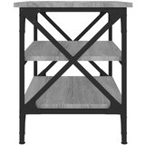  Bočni stolić siva boja hrasta 55x38x45 cm od konstruiranog drva | shoptok.hr