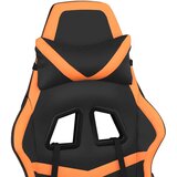  Masažni gaming stol črno in oranžno umetno usnje | Shoptok.si