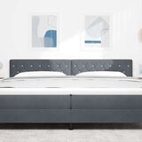  Uzglavlje Tamno siva 200 cm Baršun | shoptok.hr