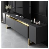 Hanah home tv polica yildiz anthracite gold | ePonuda.com