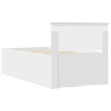  Krevet na dan Bijela i crna 75 x 190 cm Konstruirano drvo | shoptok.hr