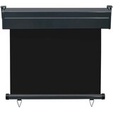 Balkonska bočna tenda 85 x 250 cm crna | shoptok.hr