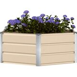  Cvetlično korito Slonokoščena 129 x 129 x 45 cm Jeklo, (5000207380) | Shoptok.si