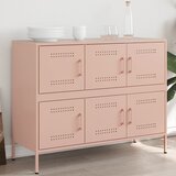 vidaXL Komoda roza 100,5x39x79 cm hladno valjano jeklo Cene