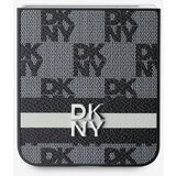 Dkny PU Leather Checkered Pattern and Stripe Samsung Galaxy Z Flip 6 Black Ovitek za telefon Vijolična | Shoptok.si