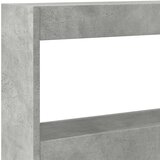 Ormarić za uzglavlje LED svjetlima boja betona 200x17x102 cm | shoptok.hr
