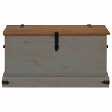  Škrinja za pohranu HALDEN siva 91x48x47 cm puno drvo bor | shoptok.hr