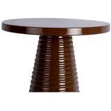 Leitmotiv Metalni okrugao pomoćni stol ø 40 cm Catania Ribbed – | shoptok.hr