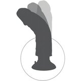 King Cock 8 - savitljivi, realistični vibrator (25 cm) | shoptok.hr