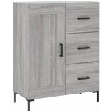  Visoka komoda siva sonome 69,5x34x180 cm od konstruiranog drva | shoptok.hr