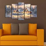 WALLXPERT Multikolorna Dekorativna MDF Slika (5 Delova) | Eponuda.com