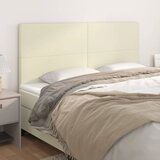 vidaXL Uzglavlja 4 kom krem 100 x 5 x 78/88 cm od umjetne kože | shoptok.hr