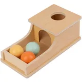 Dolga škatlica Montessori s kroglico