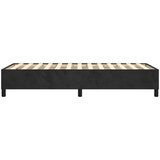  Okvir za krevet s oprugom crni 90x190 cm baršunasti | shoptok.hr