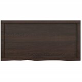  Kupaonska radna ploča tamnosmeđa 100x50x(2-6) cm tretirano drvo | shoptok.hr