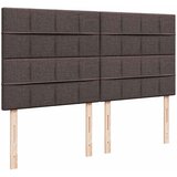  Okvir kreveta s madracima tamnosmeđi 200x200cm tkanine | shoptok.hr