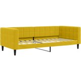  Dnevni krevet žuti 90 x 200 cm baršunasti | shoptok.hr
