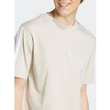 Adidas Funkcionalna majica 'Essentials 3' bež / bela | Shoptok.si