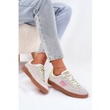 D.Franklin Suede Sport Shoes Sneakers Women Muted White | Shoptok.si