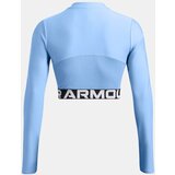 Under Armour Women‘s top HeatGear Rib 1/4 Zip LS Blue | ePonuda.com