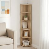  Kutna polica 5 razina 25 x 31 x 131 cm Konstruirano drvo | shoptok.hr