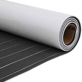  Prostirka za čamce Prugasti Tamno siva i bijela 240 x 90 cm EVA | Eponuda.ba