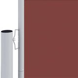 vidaXL Uvlačiva bočna tenda smeđa 117 x 1200 cm | shoptok.hr