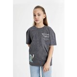 Defacto Oversize Fit Lilo & Stitch Licensed Short Sleeve T-shirt Cene