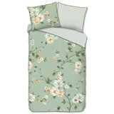 Descanso Zelena posteljina za krevet za jednu osobu/za produženi krevet od pamučnog satena 140x220 cm Sizena – Cijene