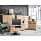 XORA komoda, črna, barve hrasta | Shoptok.si