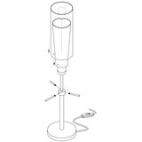 Eglo 89835 - Stona lampa PINTO 1xE27/60W/230V | Eponuda.com