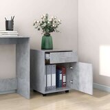 vidaXL Ormarić s kotačima siva boja betona 45 x 38 x 54 cm od iverice | shoptok.hr