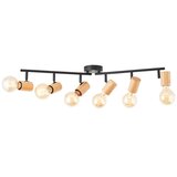 Brilliant Spot svetiljka KERRY 6xE27/40W/230V crna/bambus | Eponuda.com