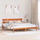  Krevetna konstrukcija Smeđa 180 x 200 cm Čvrsto borovo drvo | shoptok.hr