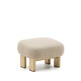 Kave Home Bež tabure iz šenilje Nema – | Shoptok.si