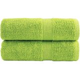 Premium ručnici za goste SOLUND 2 kom. zelene boje jabuke 30x50 cm 600 g/m² Cene