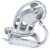 Kiotos Steel Belted Chastity Device with Ball Divider Cijene