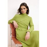 Trendyol Modest Ženska haljina Tctss26Eb00091, Zelena Cene