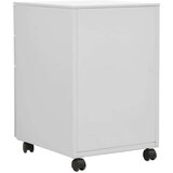 vidaXL Premična omara za dokumente svetlo siva 39x45x60 cm jeklo | Shoptok.si