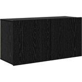 TV ormar Zidne 4 pcs Crni hrast Konstruirano drvo | shoptok.hr