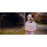 Vuch Pleteni šal Rowdy Light Grey, 31 x 178 cm | shoptok.hr