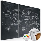  Slika na plutenoj podlozi - Geography lesson [Cork Map] 120x80 Cijene
